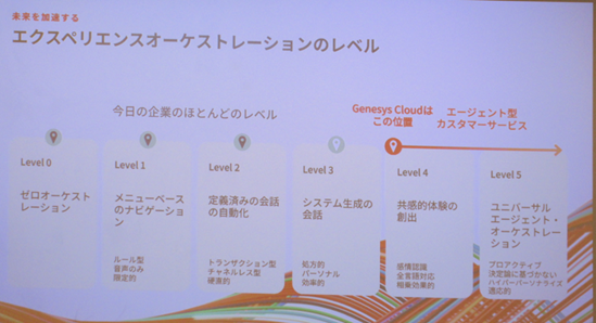 エクスペリエンス・オーケストレーションのレベル