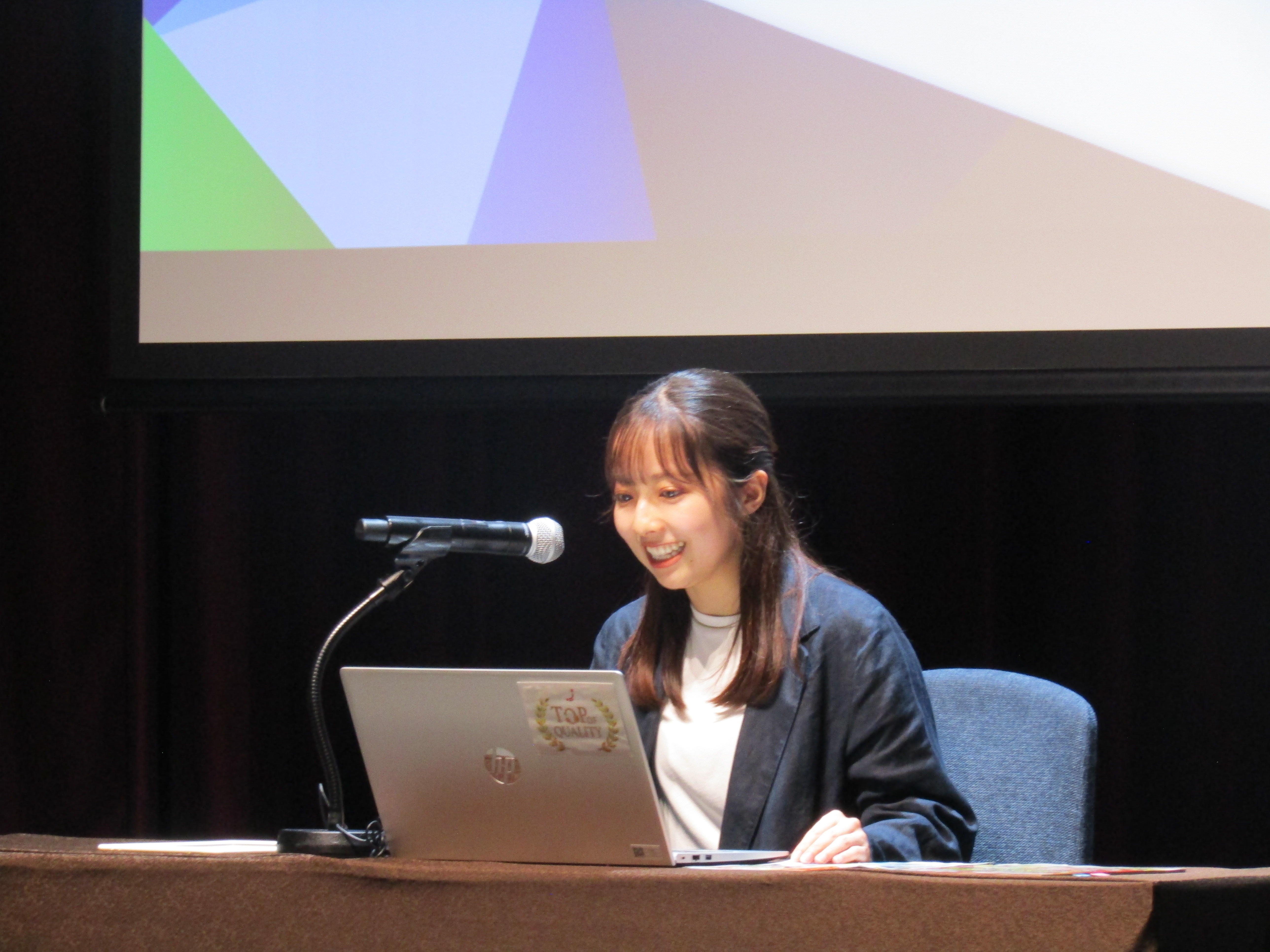 優勝した肘井さんの実技