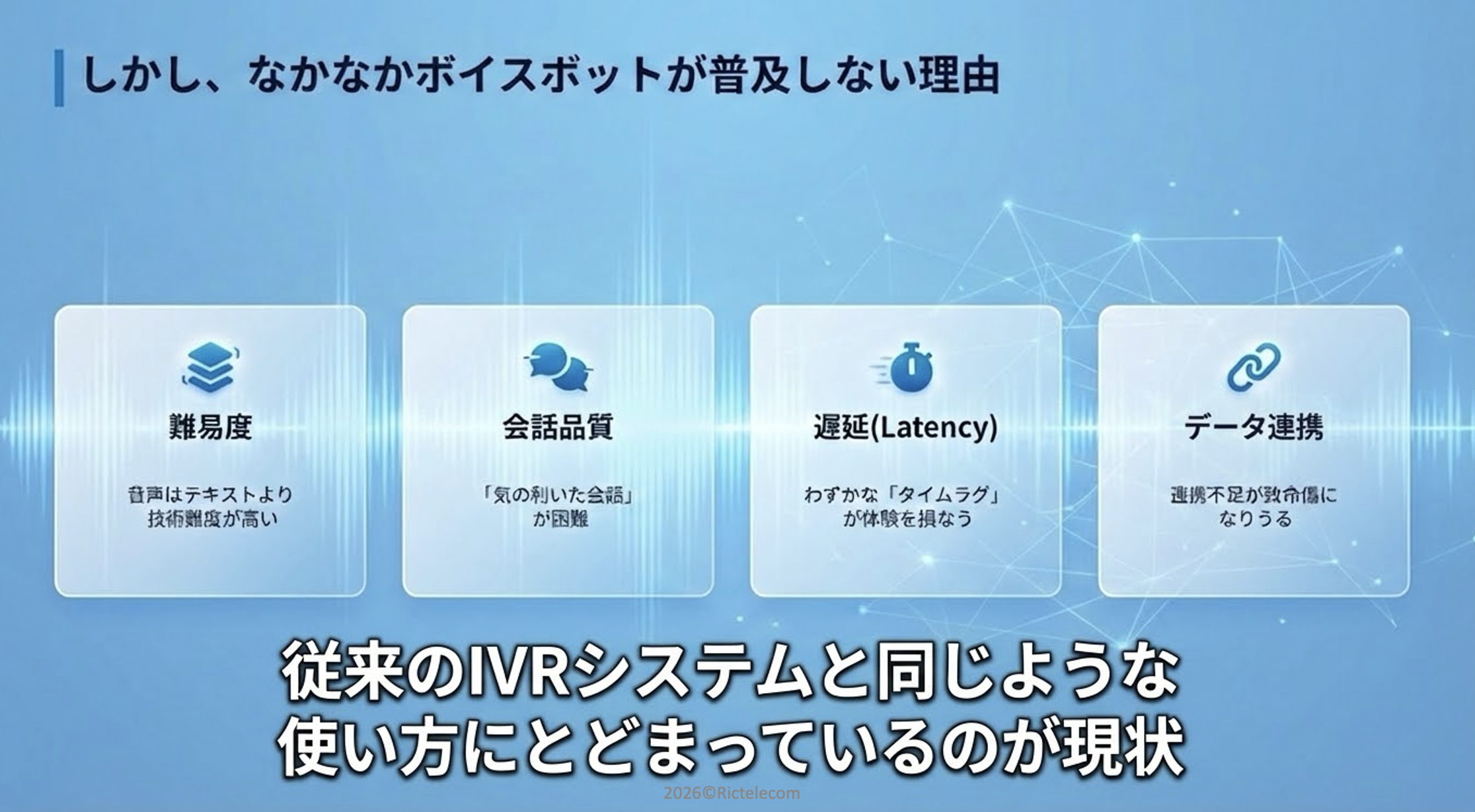 ボイスボットの課題