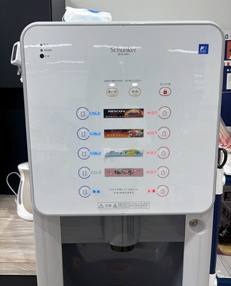 アンケートを反映したドリンクラインナップ