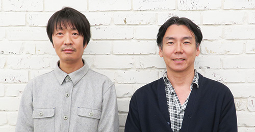 左からWEB事業推進室の藤井崇善氏、執行役員 プロモーション推進部 部長 WEB事業推進室 室長 コミュニケーションデザイン室 室長の堀田 覚氏