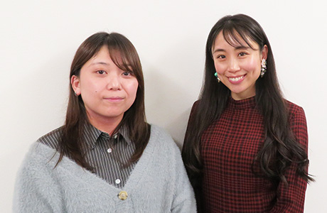 左から同社オペレータの吉田さん、水谷さん