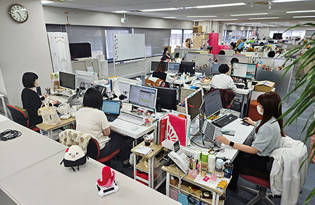 業務中の様子