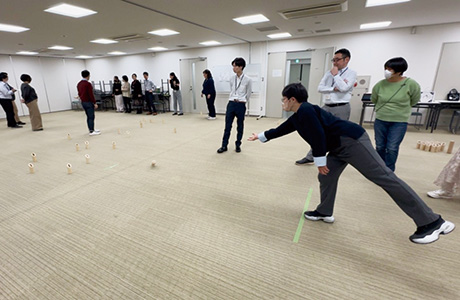社内イベントで開催したモルック大会