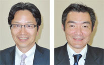 田中浩幸室長（左）と鈴木 敬リーダー（右）
